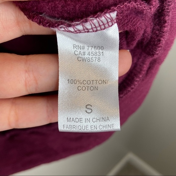 Chaser maroon‎ women’s crop sweater size small - Picture 4 of 9